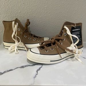 CONVERSE Chuck 70 Suede High Top Shoes Mens 5 Womens 7